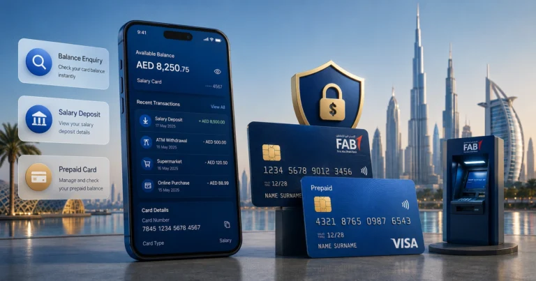FAB Balance Check - Salary & Prepaid Cards Enquiry
